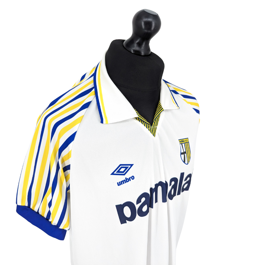 Parma home football shirt 1990/91 - (L)