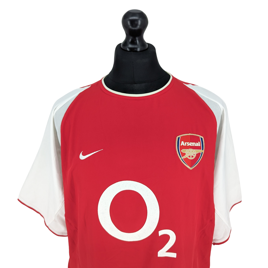 Arsenal home football shirt 2002/04