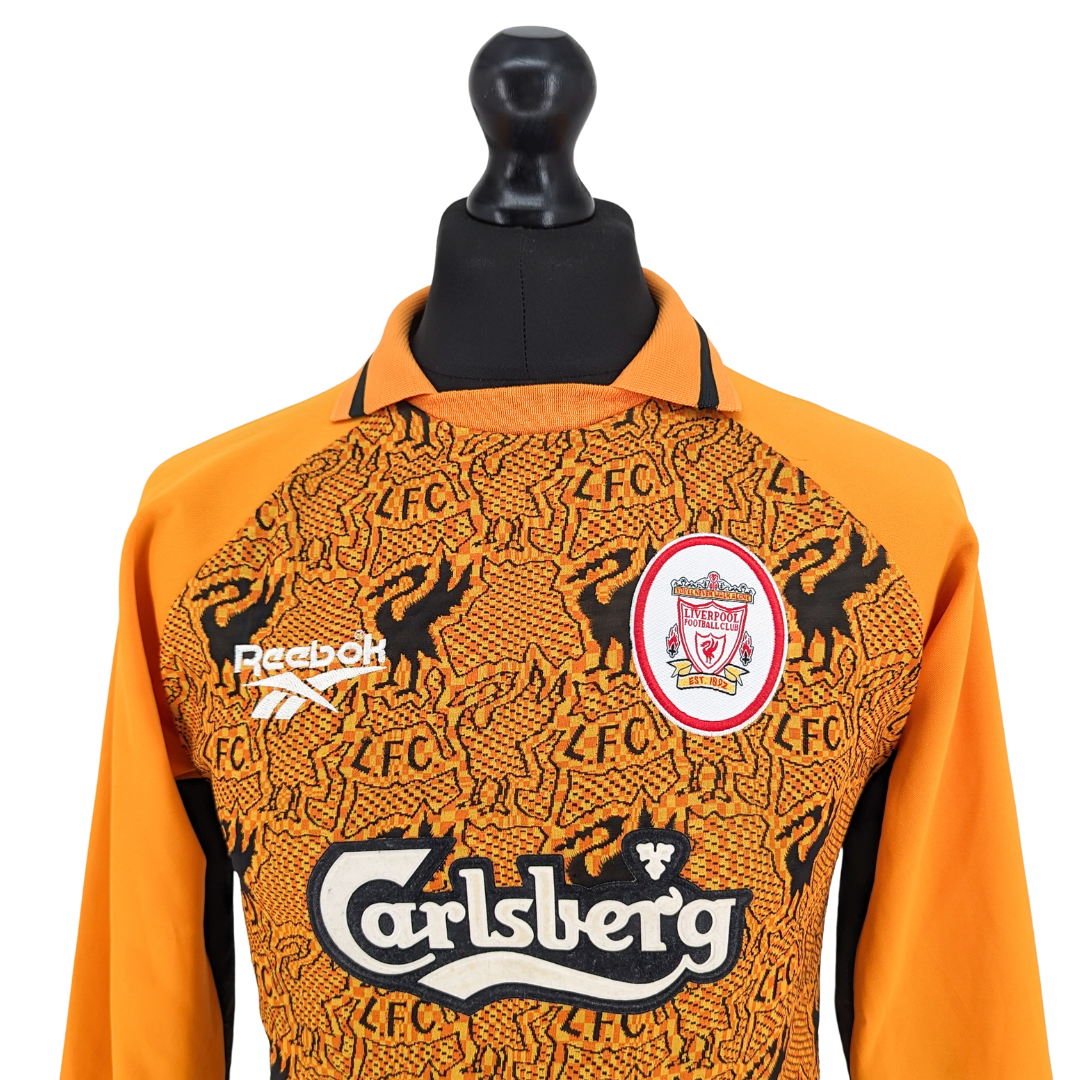 Liverpool goalkeeper football shirt 1996/97