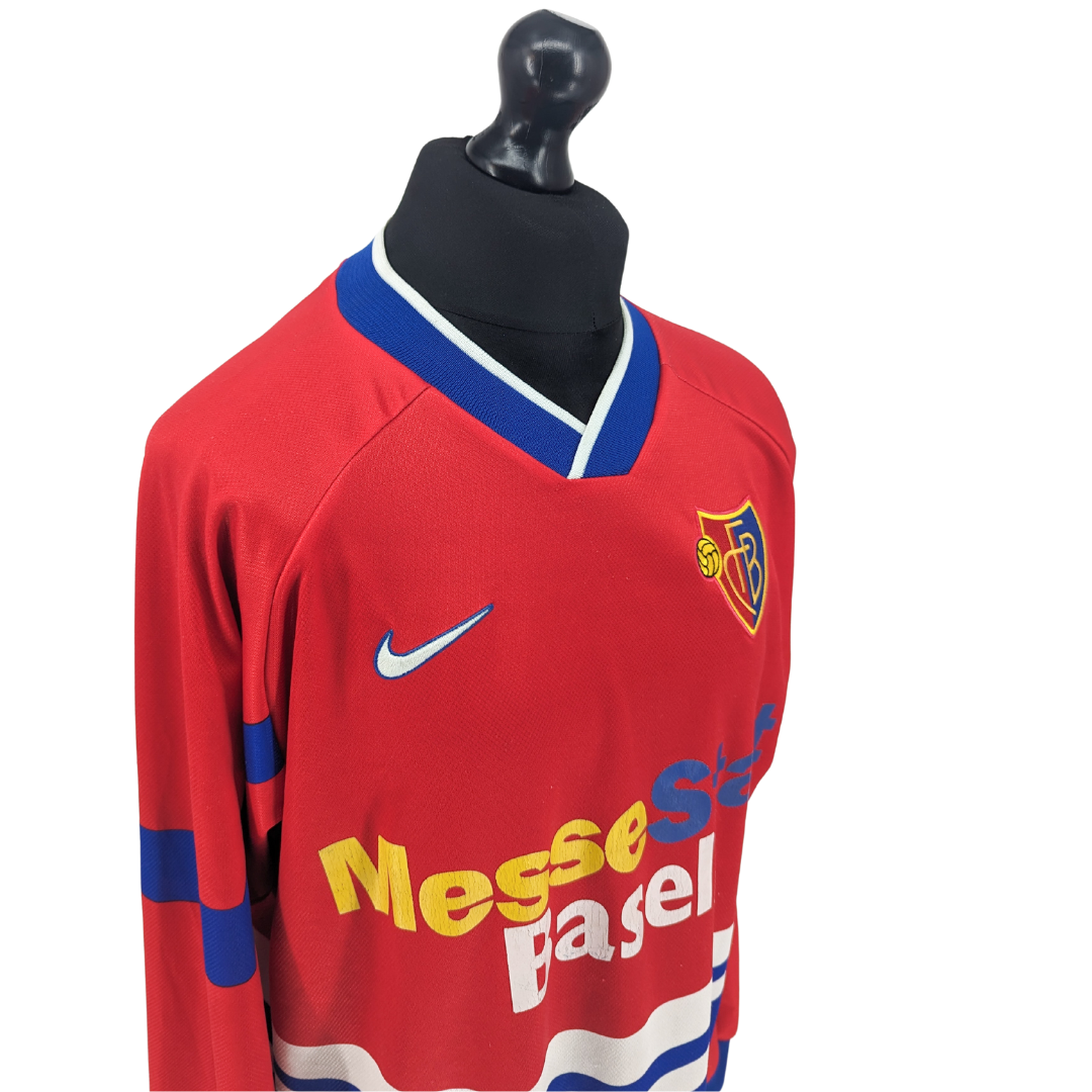 FC Basel home football shirt 1997/98 - (XL)