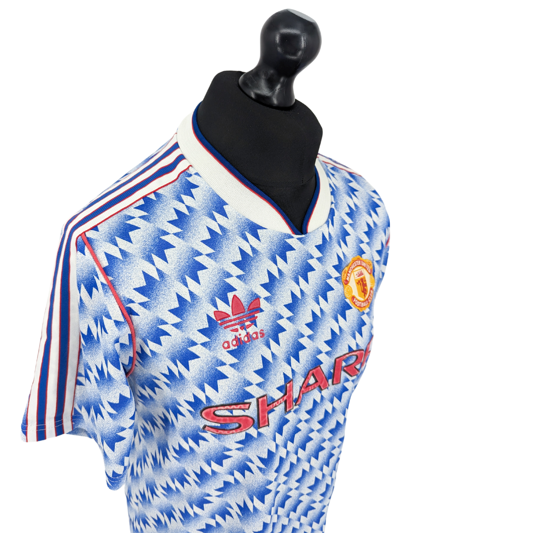 Manchester United away football shirt 1990/92