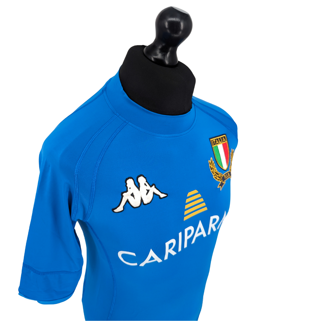 Italy home rugby shirt 2009/10 - (S)