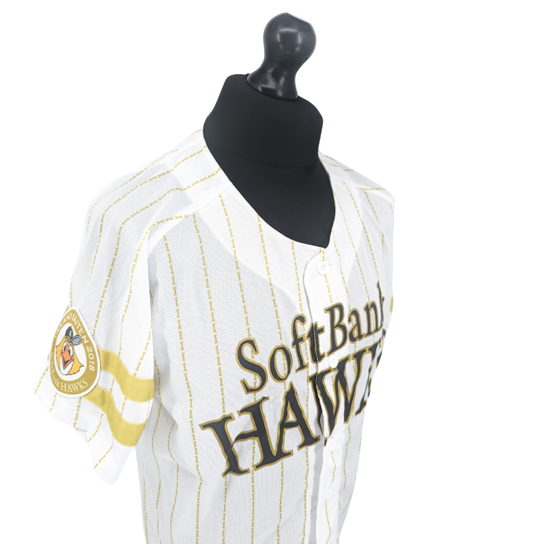 Fukuoka SoftBank Hawks home baseball shirt 2018