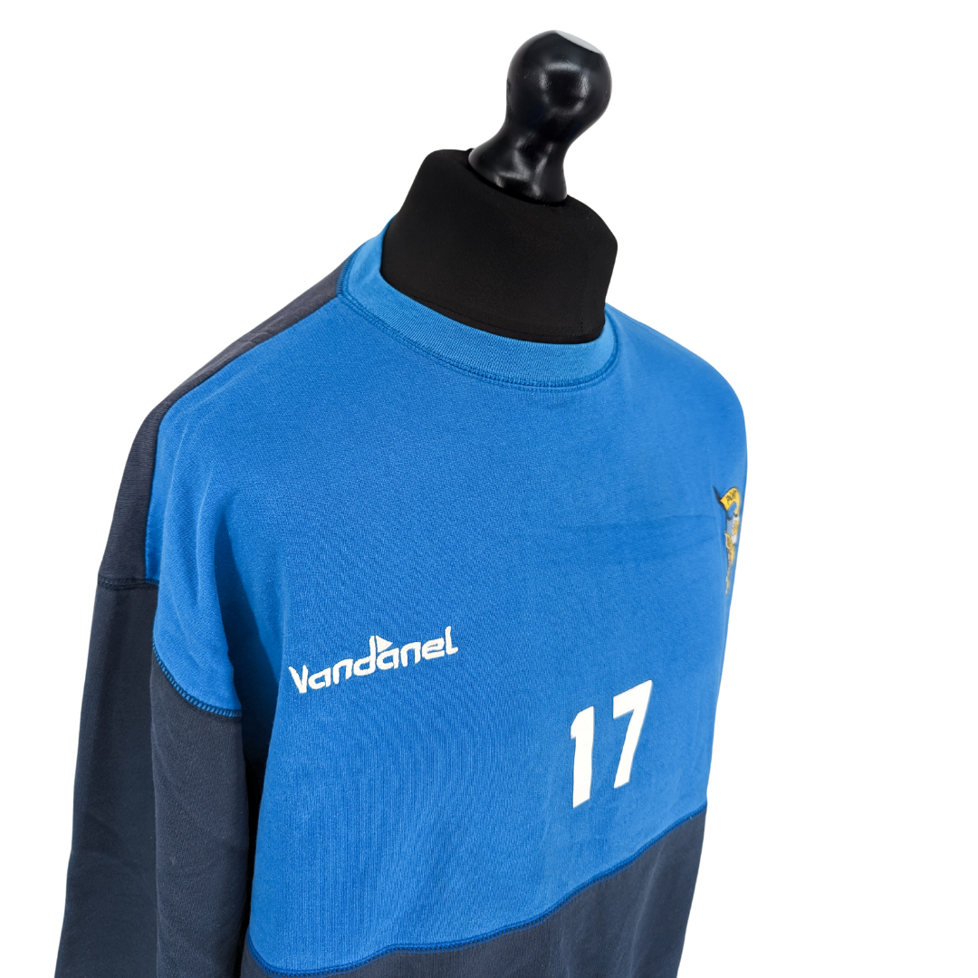 Port Vale training football sweatshirt 2001/02 - (L)