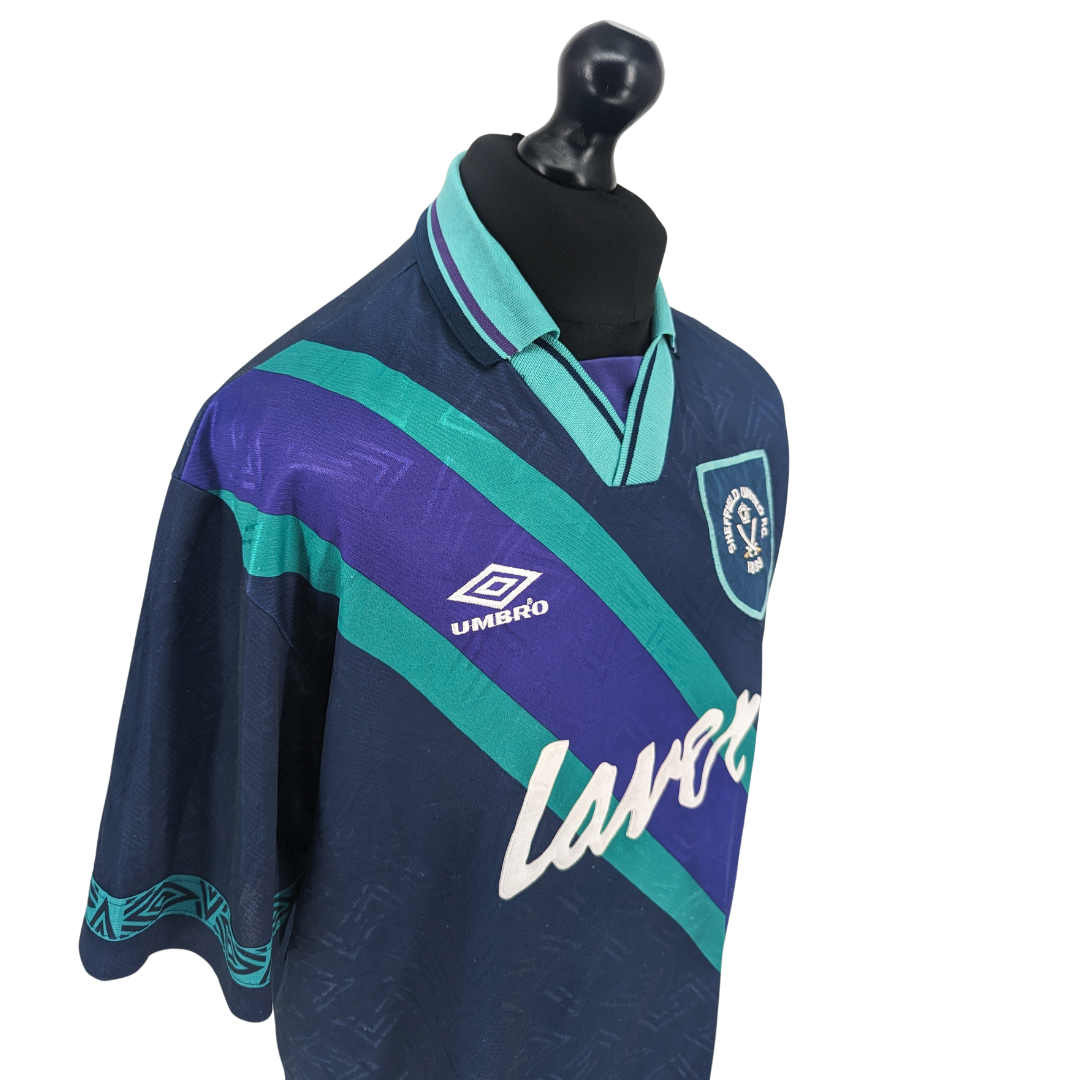 Sheffield United away football shirt 1993/95 - (XL)