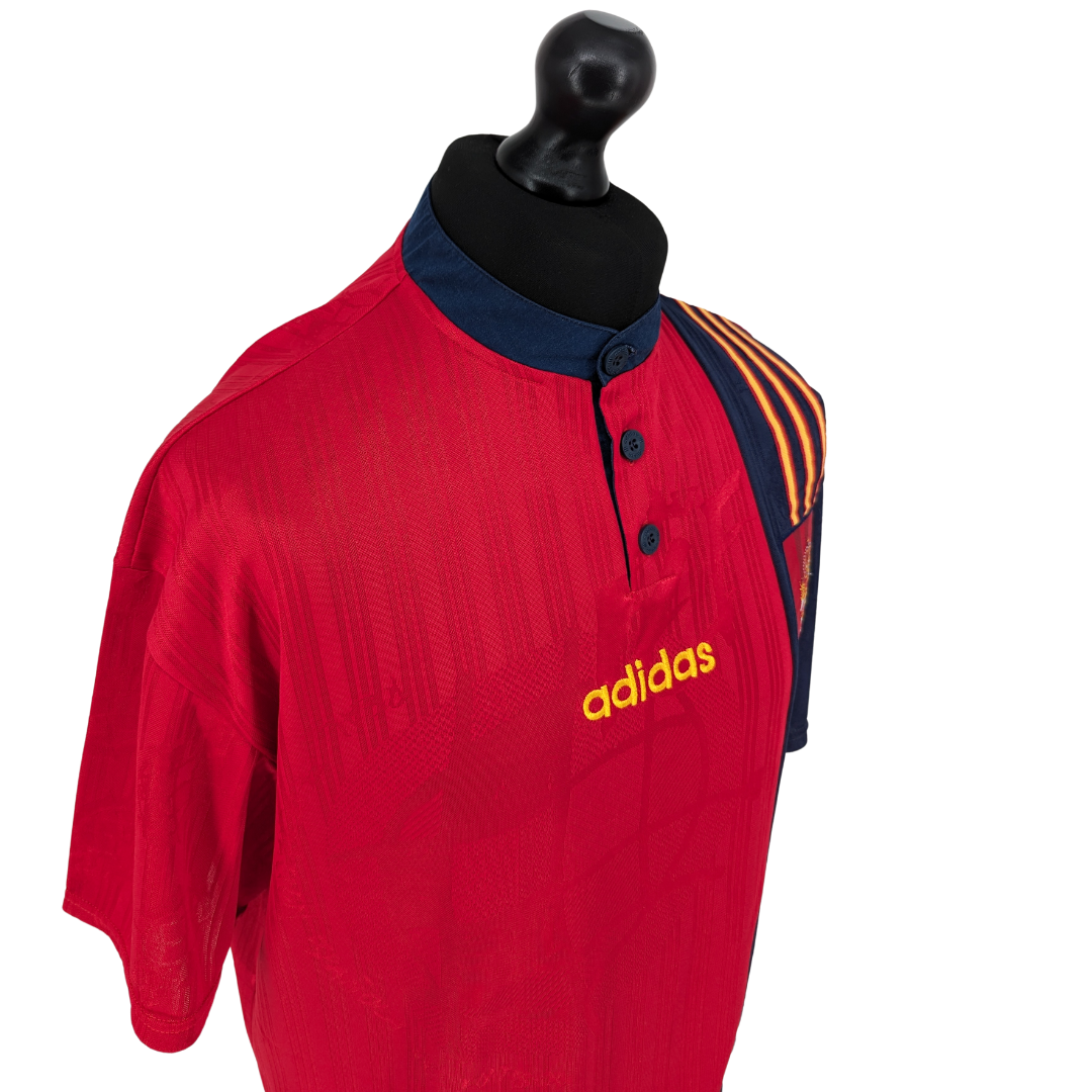 Spain home football shirt 1996/98 - (XL)