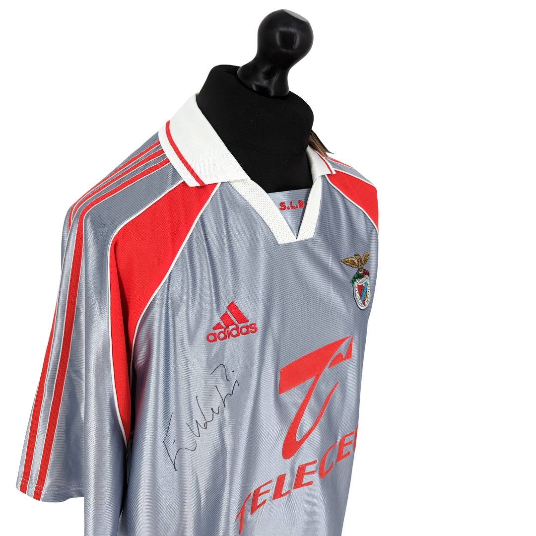 Benfica signed away football shirt 1999/00 - (XL)