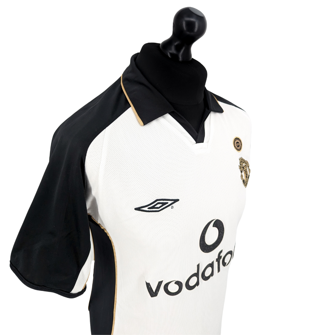 Manchester United centenary away football shirt 2001/02