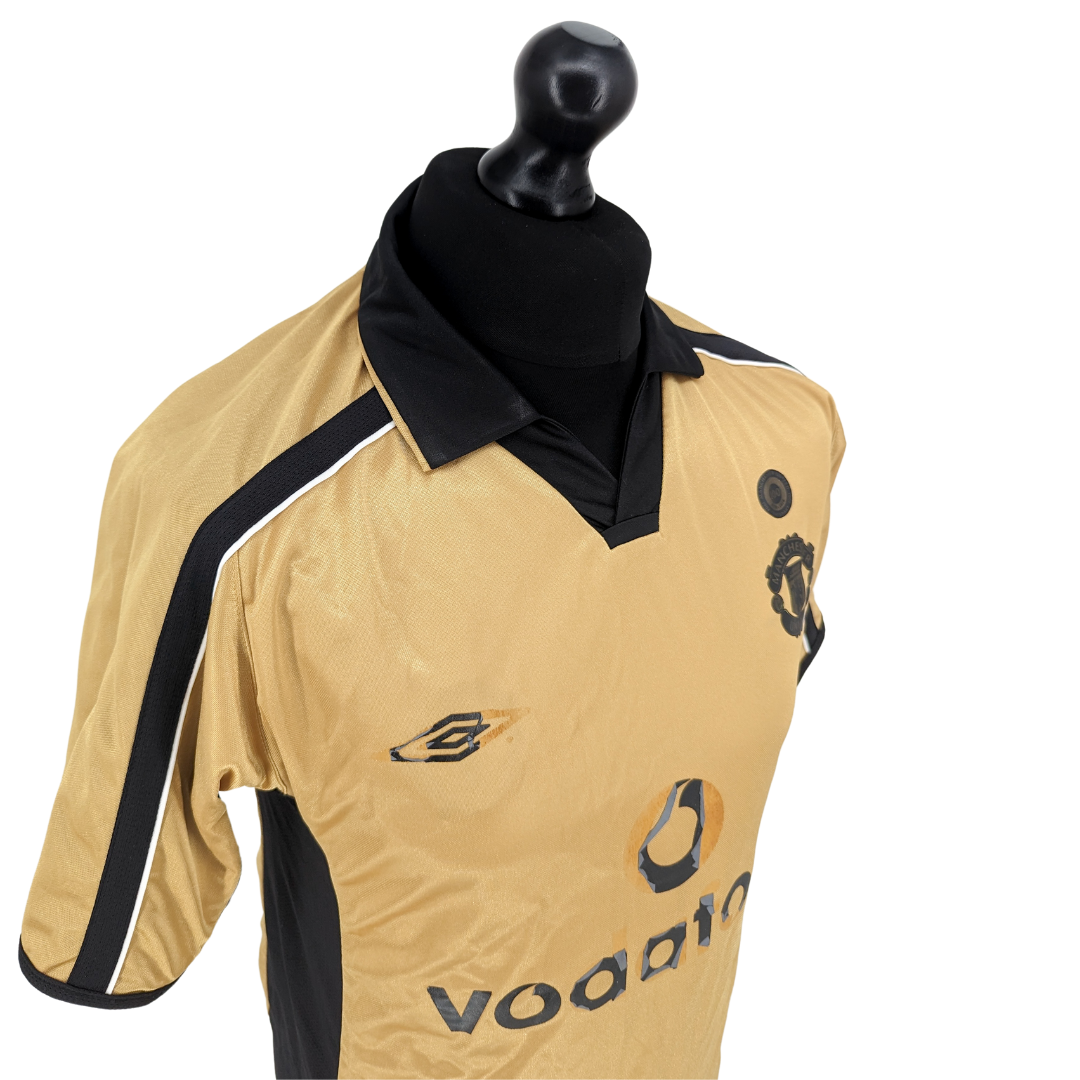 Manchester United centenary away football shirt 2001/02