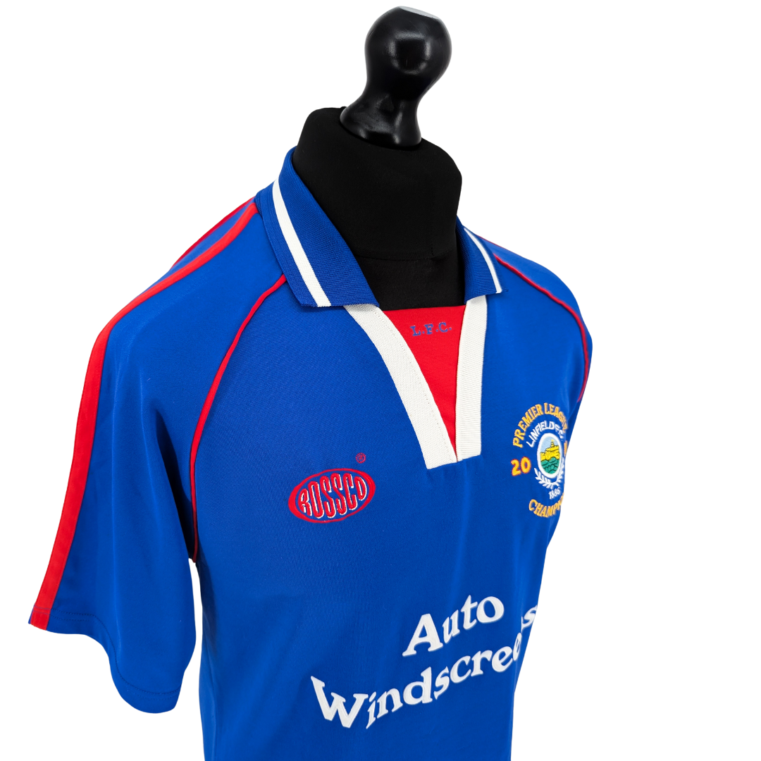 Linfield home football shirt 2000/01 - (S)