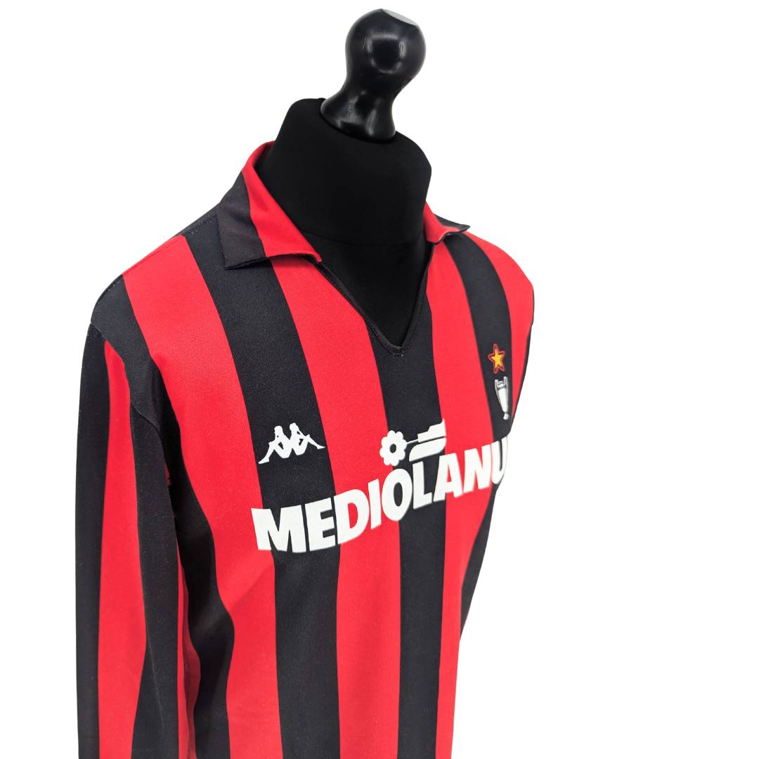 AC Milan home football shirt 1989/90 - (XL)