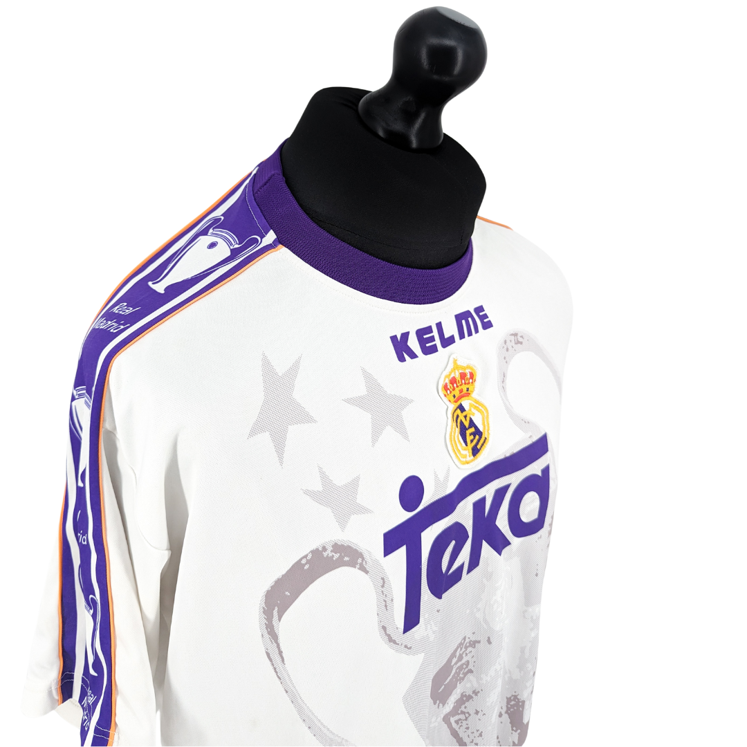 Real Madrid 'Champions League Winners' signed football shirt 1998