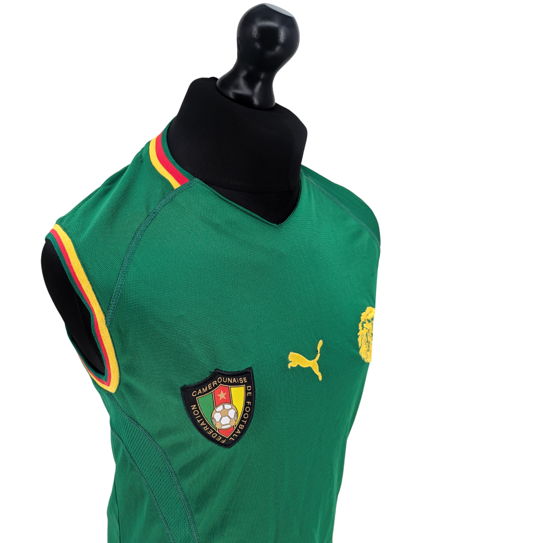 Cameroon home football shirt 2002 - (L)
