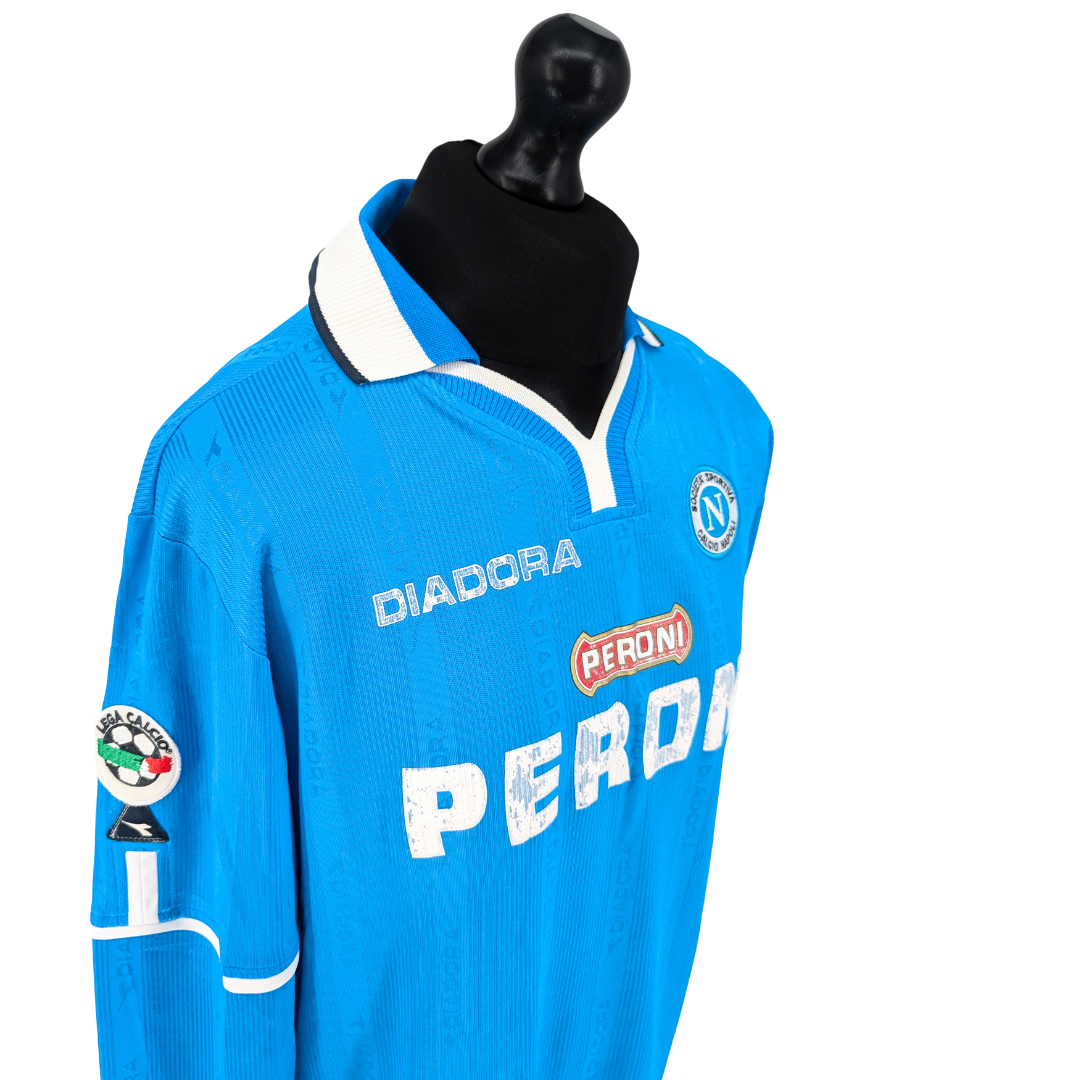 Napoli home football shirt 2001/02 - (XL)