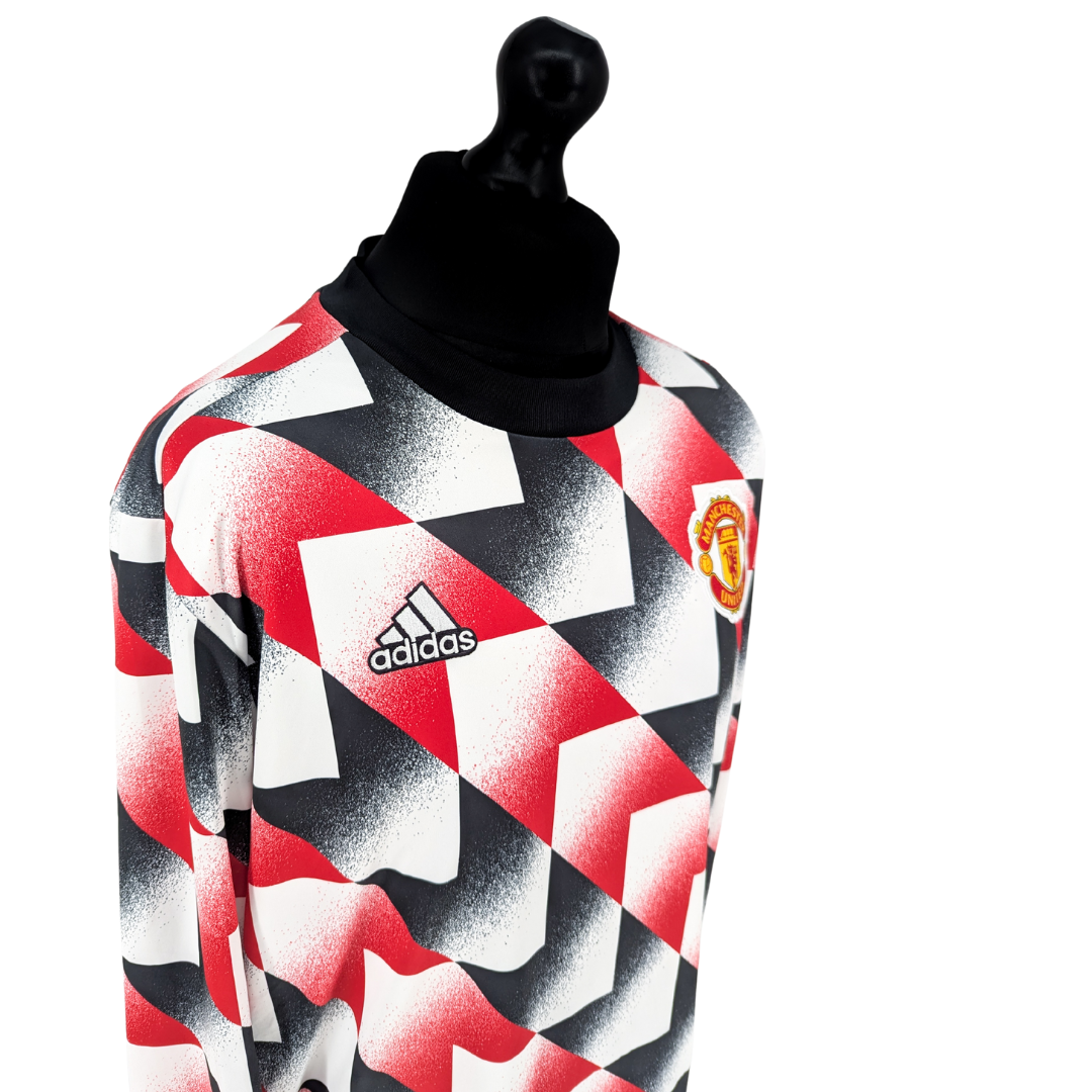 Manchester United training football sweatshirt 2022/23
