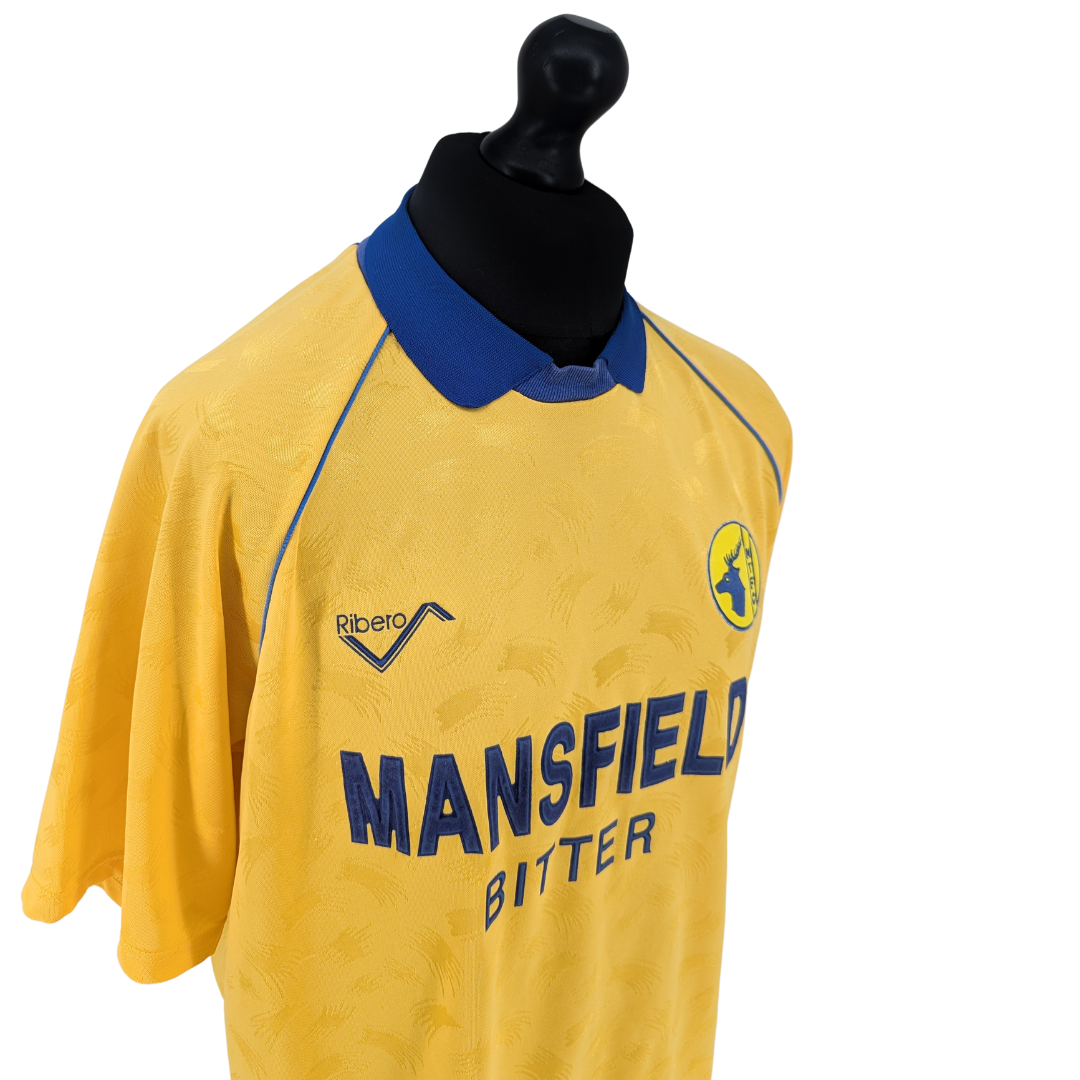 Mansfield Town home football shirt 1990/91 - (XL)