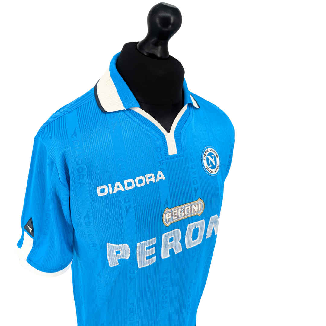 Napoli home football shirt 2001/02 - (L)