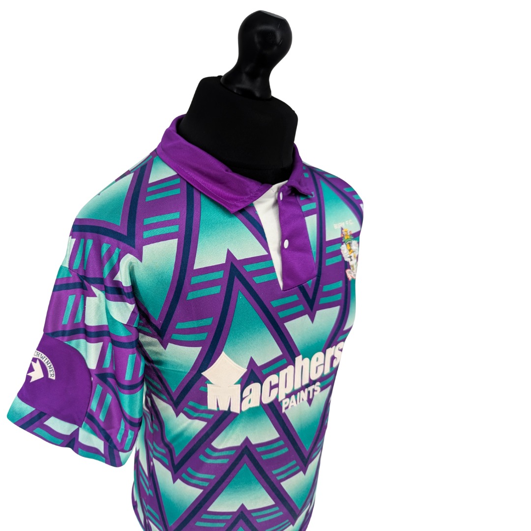 Bury away football shirt 1992/93