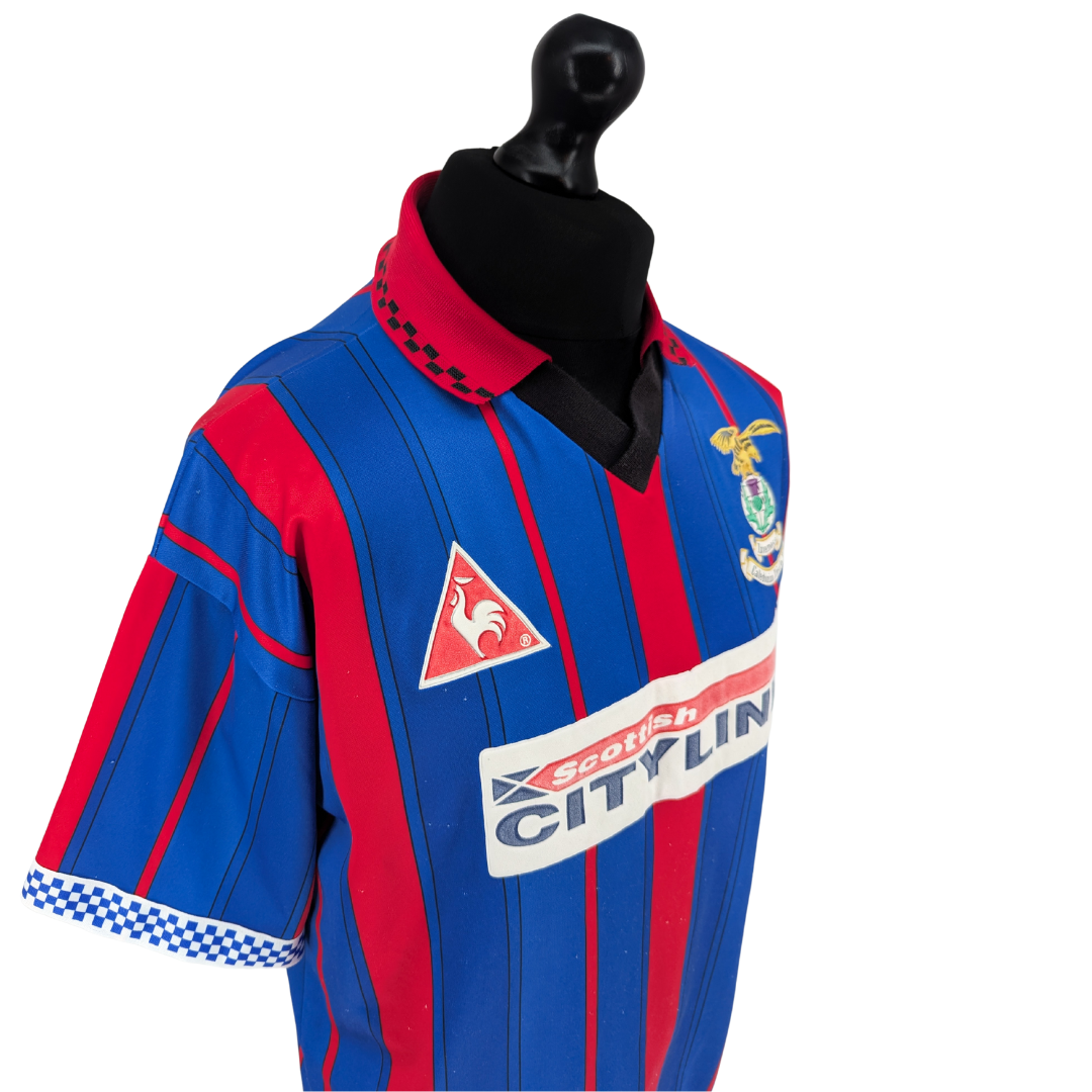 Inverness Caledonian Thistle home football shirt 1996/97