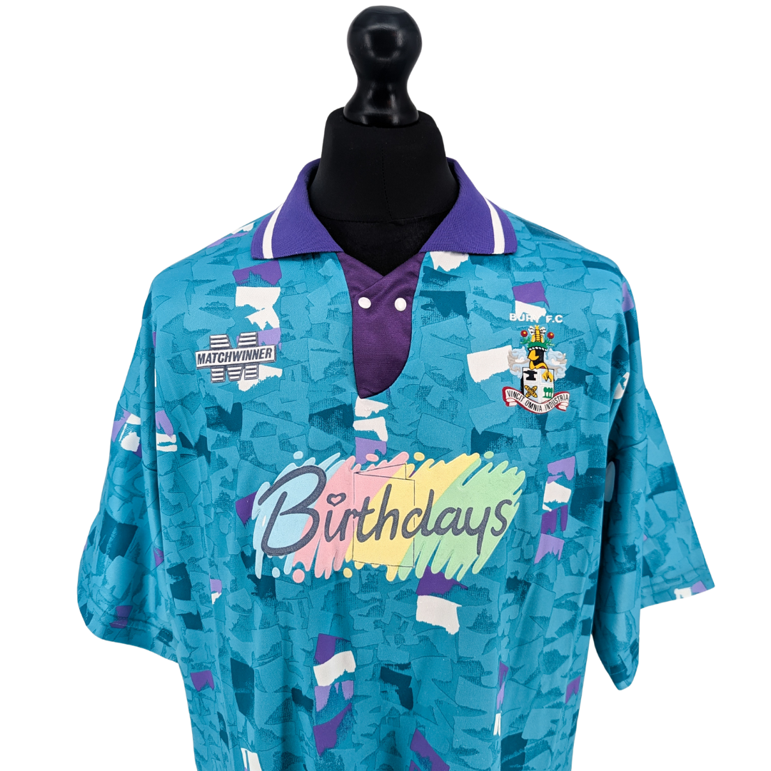 Bury away football shirt 1993/94 - (XL)
