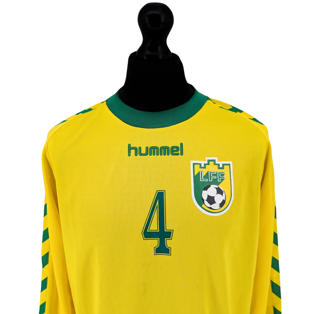 Lithuania home football shirt 2002/04 - (XL)