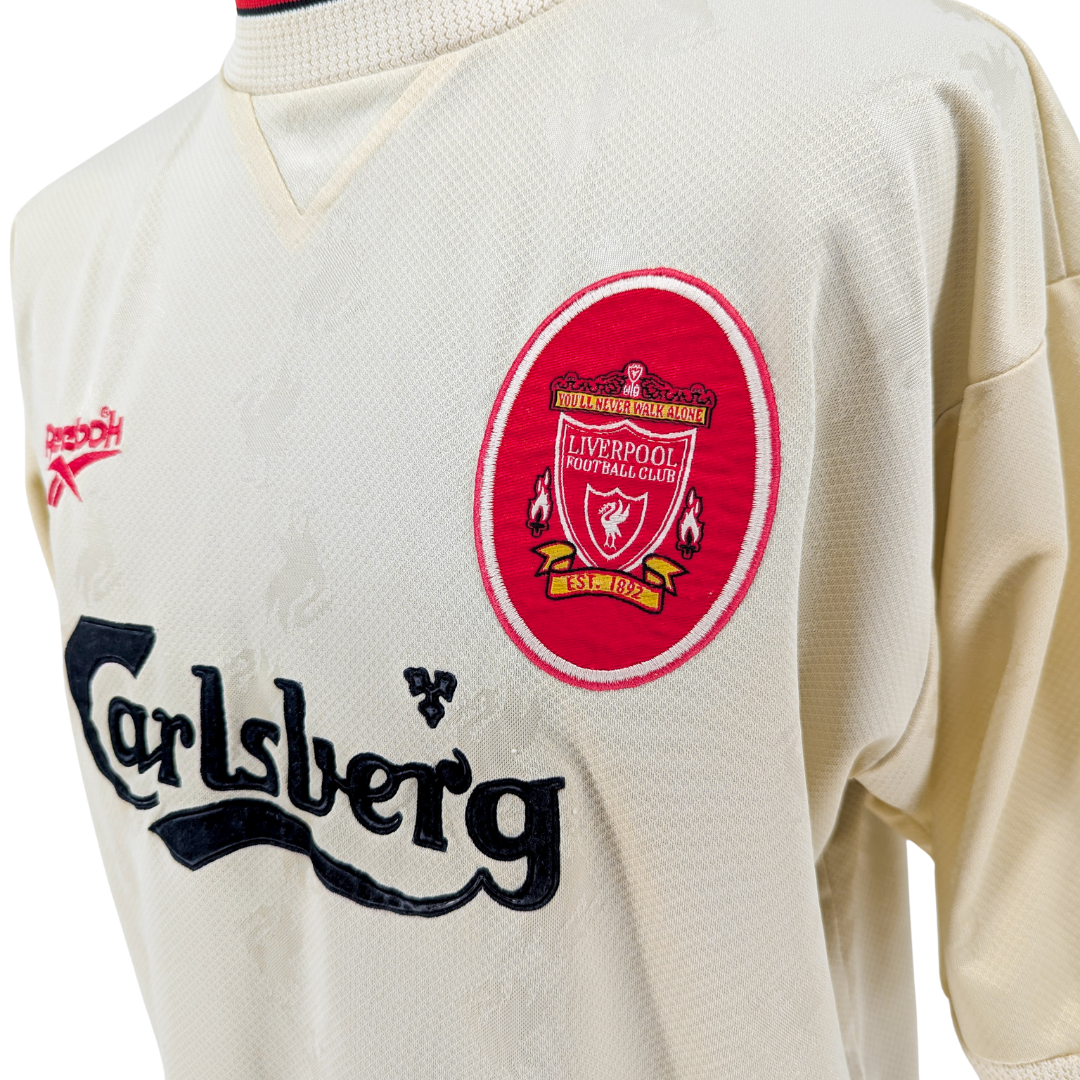 Liverpool away football shirt 1996/97 - (L)