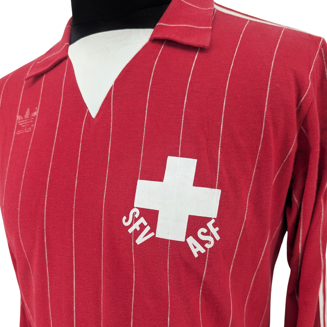 Switzerland home football shirt 1983/84 - (L)