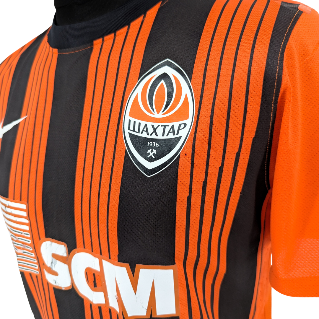 Shakhtar Donetsk signed home football shirt 2011/13 - (L)