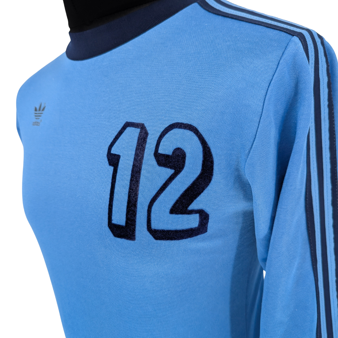 Adidas template football shirt 1980s - (M)
