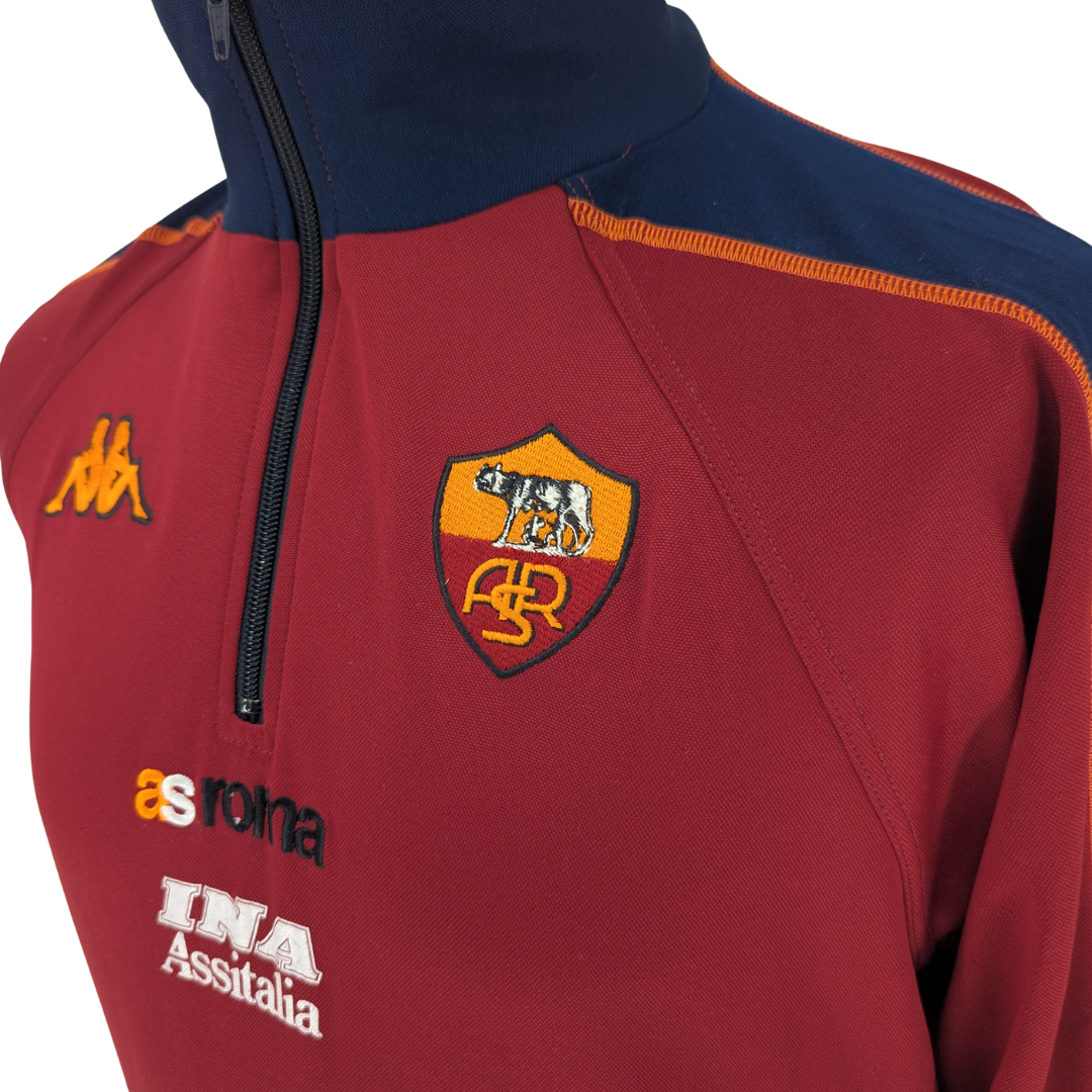 Roma training football sweatshirt 2000/01 - (XS)