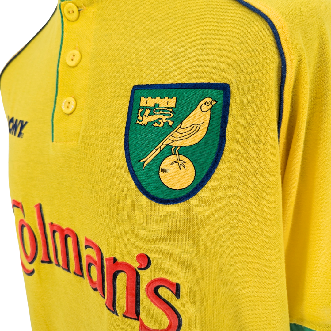 Norwich City home football shirt 1996/97 - (L)