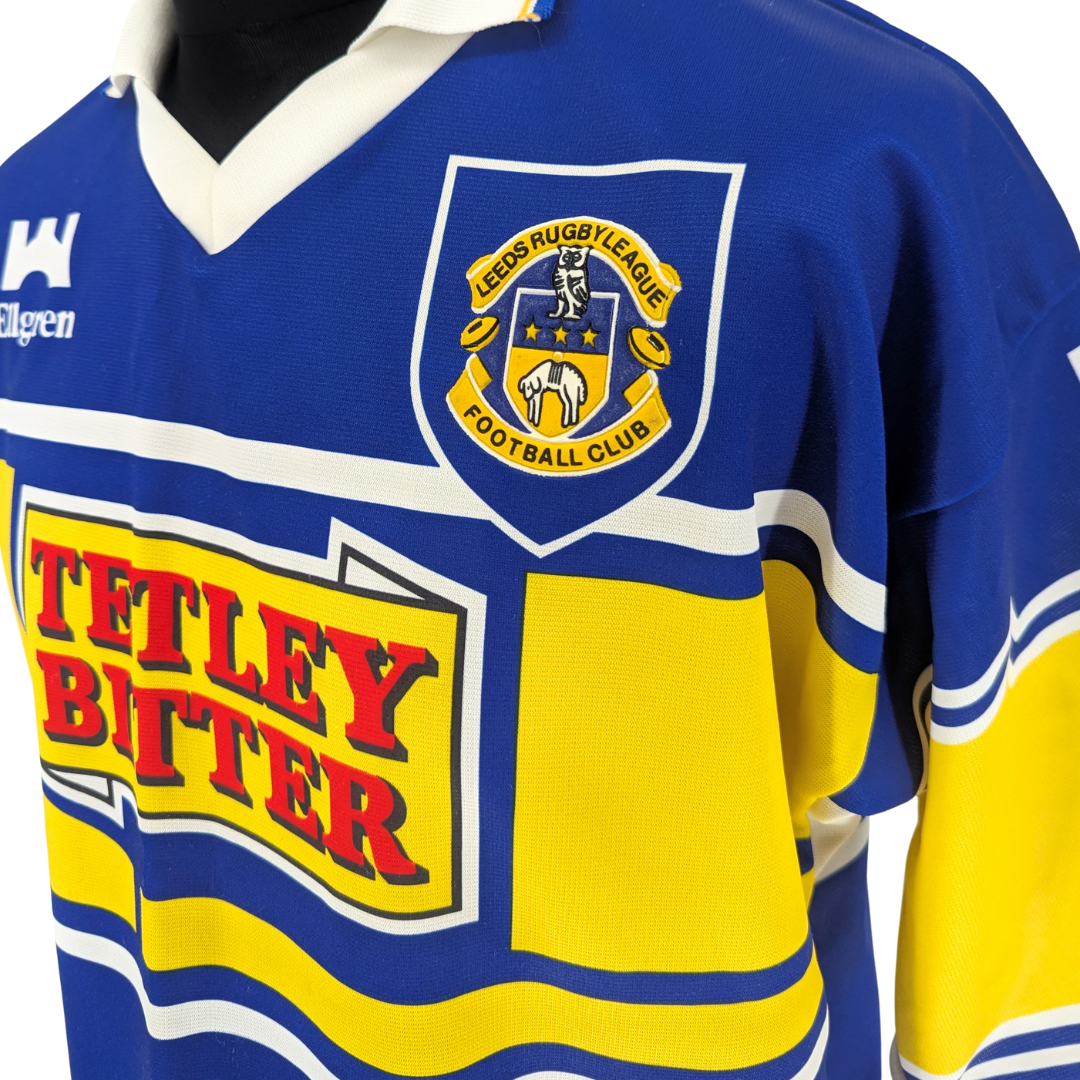 Leeds Rhinos home rugby shirt 1995 - (XL)