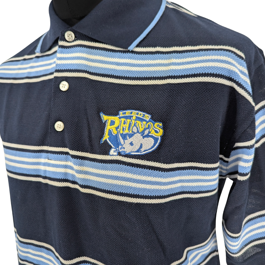 Leeds Rhinos leisure rugby shirt 2000s - (L)