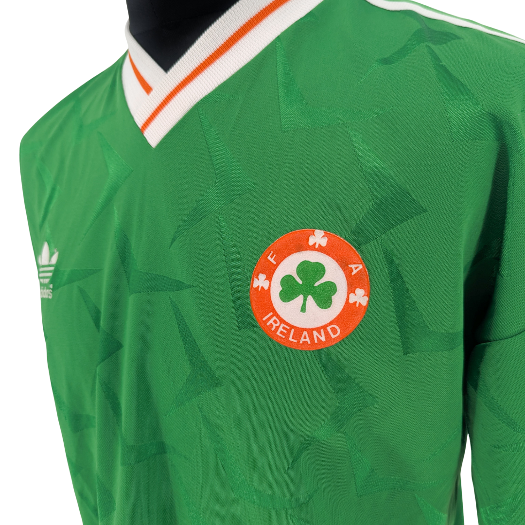 Ireland home football shirt 1990/92 - (L)
