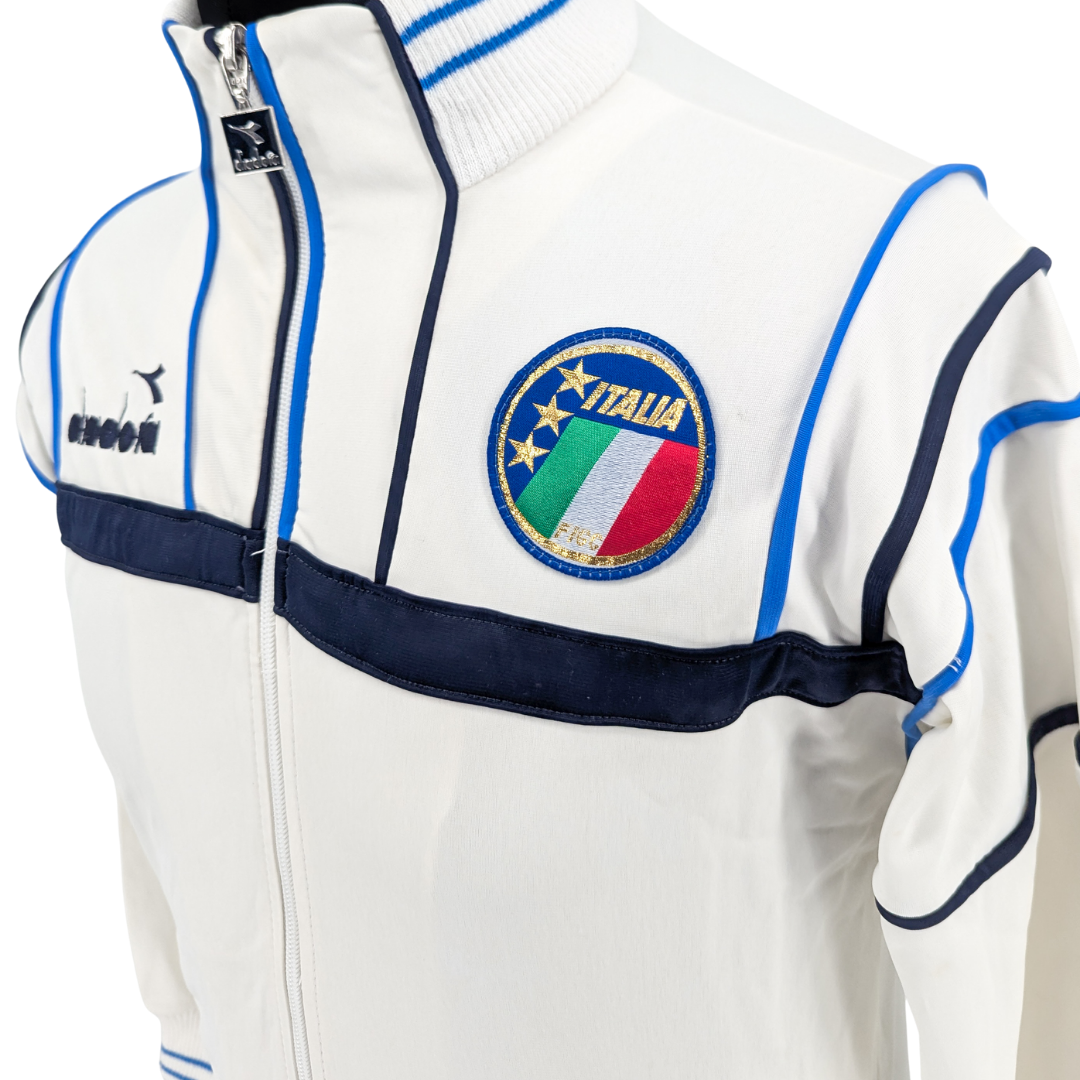 Italy training football jacket 1986/90 - (S)