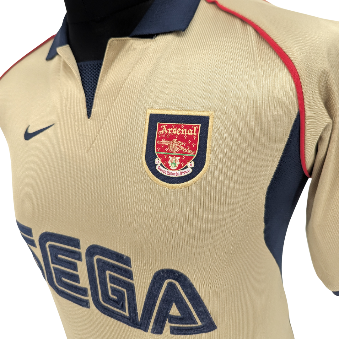 Arsenal away football shirt 2001/02 - (YL)