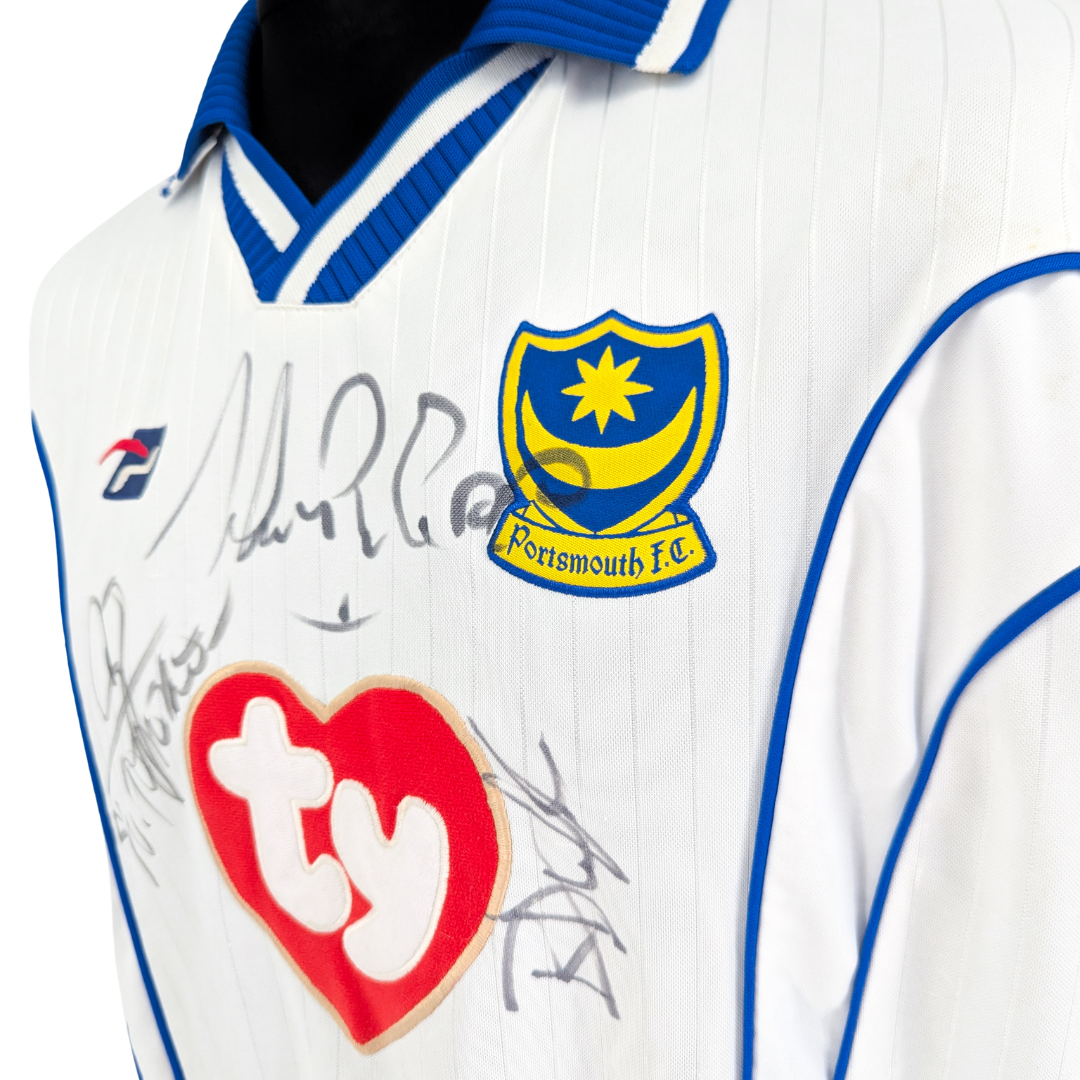 Portsmouth signed away football shirt 2002/03 - (XL)