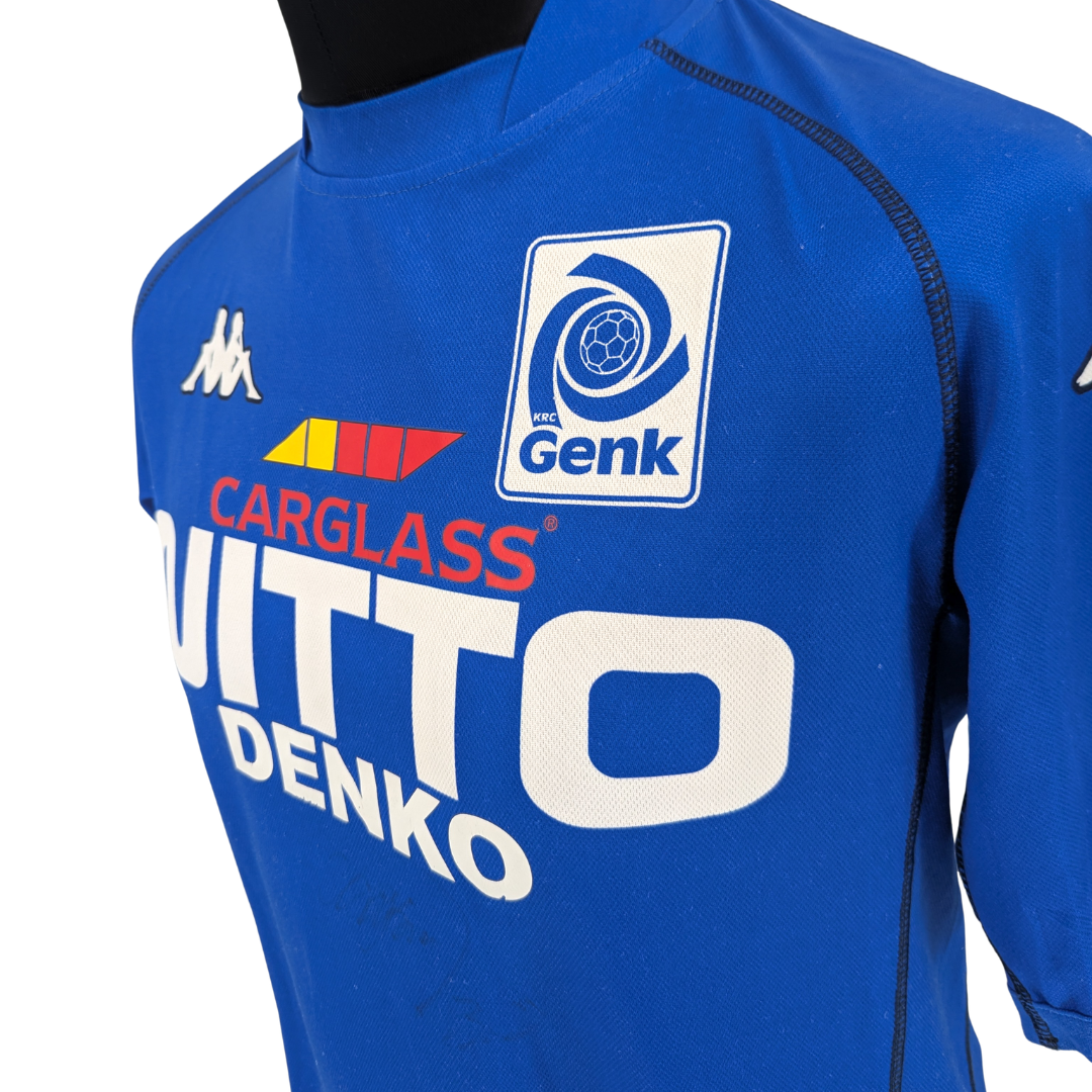 KRC Genk signed home football shirt 2002/03 - (M)
