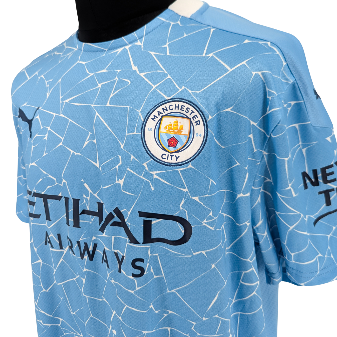 Manchester City home football shirt 2020/21 - (XXL)