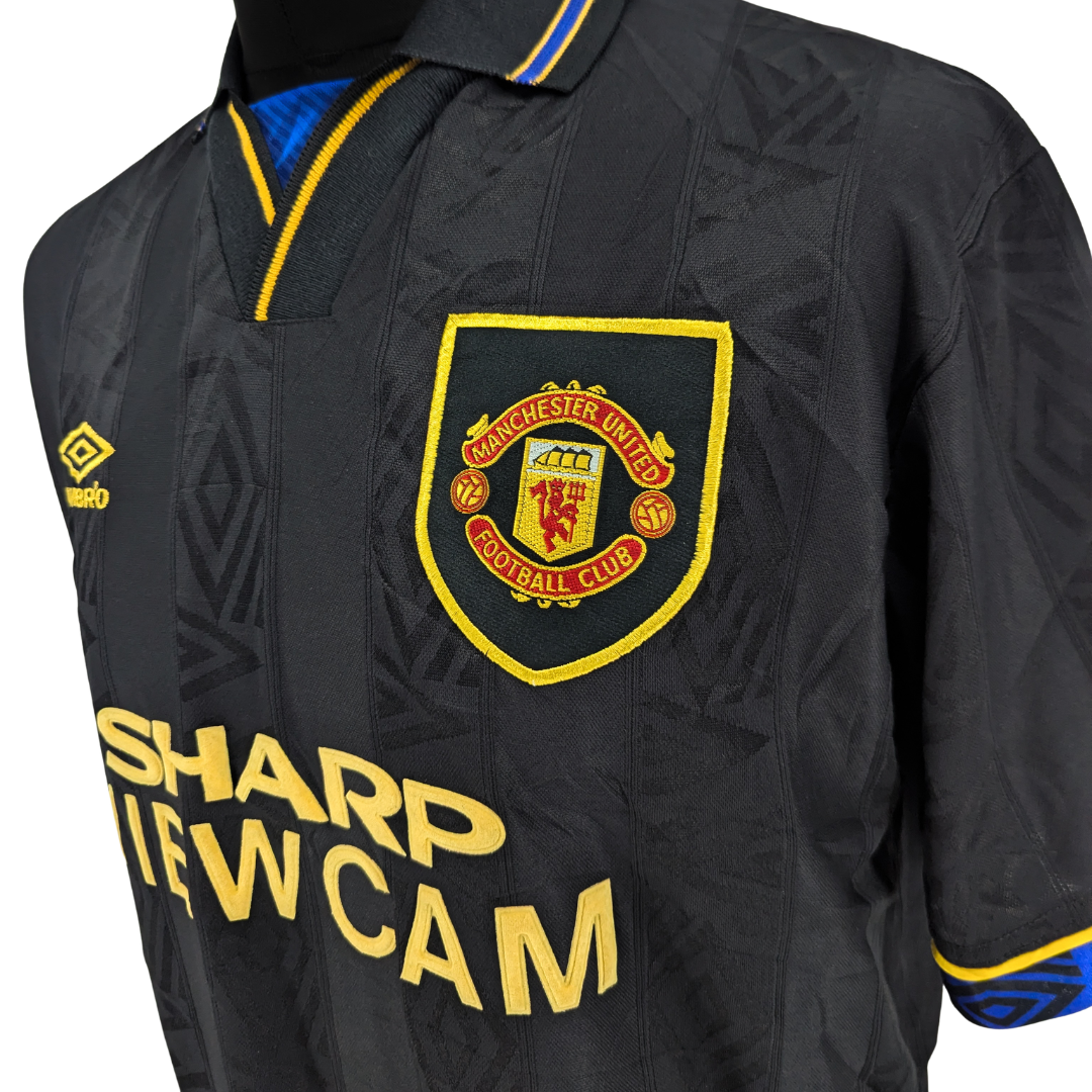 Manchester United away football shirt 1993/95 - (L)