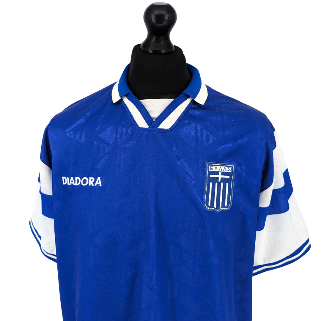 Greece home football shirt 1997/98 - (L)