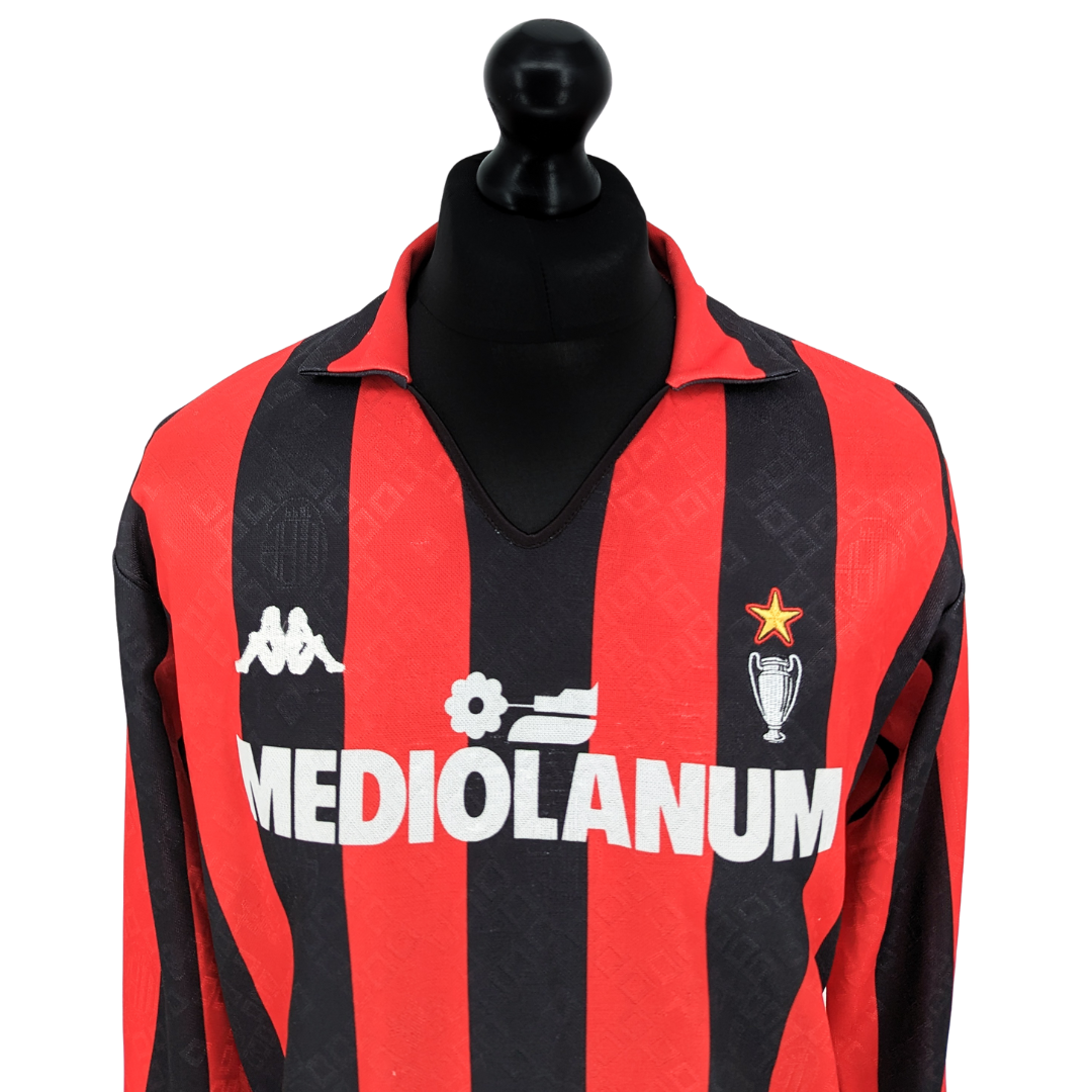 AC Milan home football shirt 1989/90 - (M)
