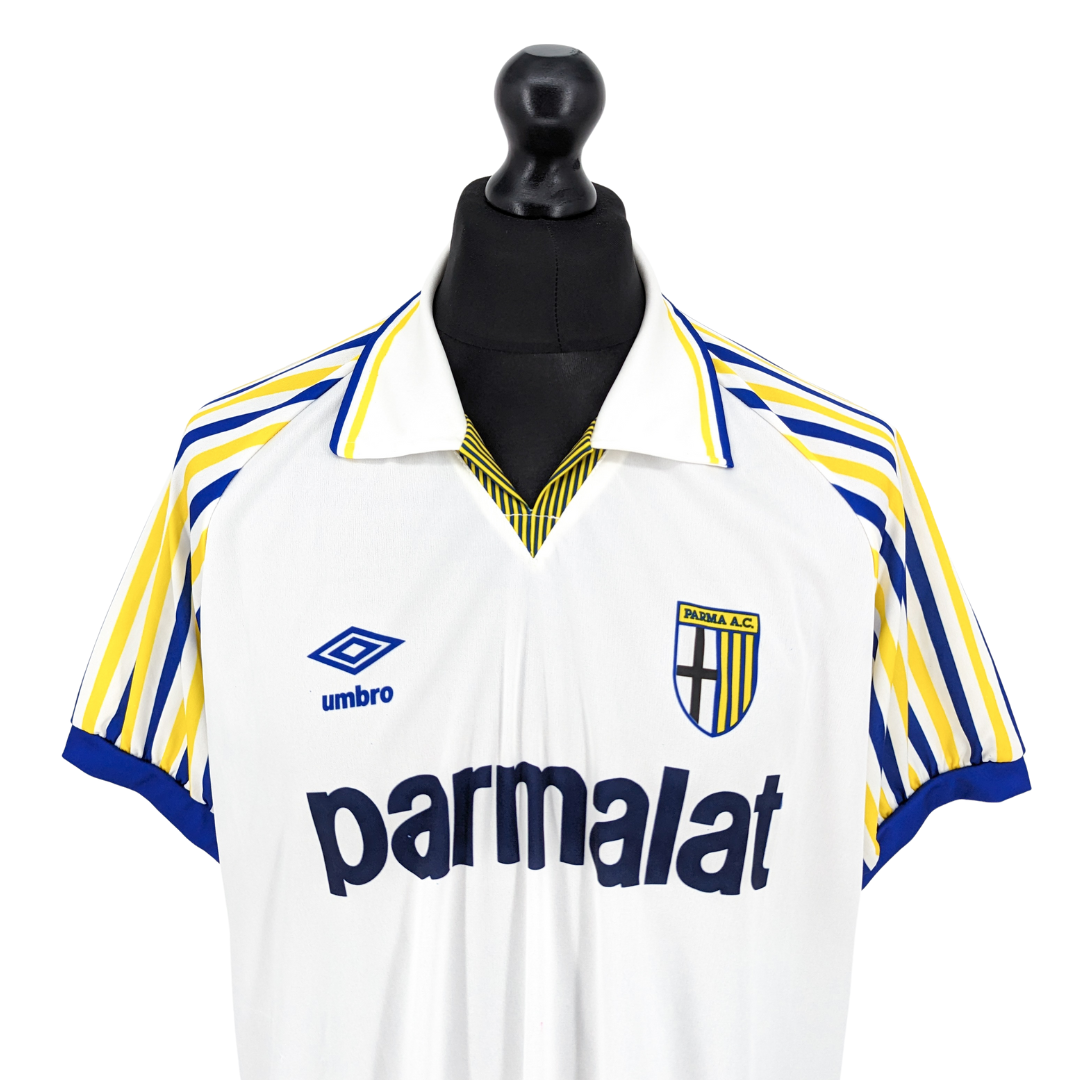 Parma home football shirt 1990/91 - (L)