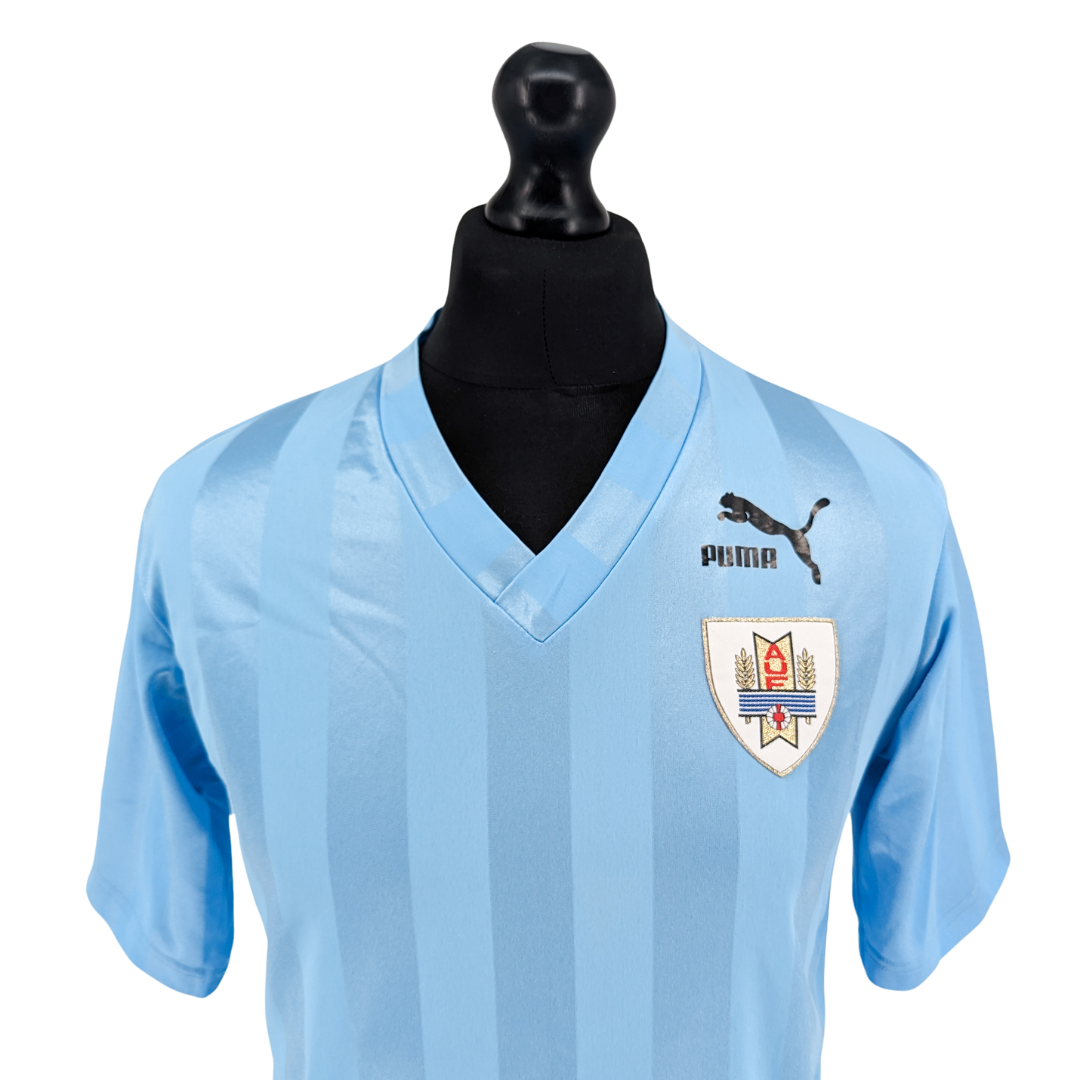 Uruguay home football shirt 1990/92 - (S)