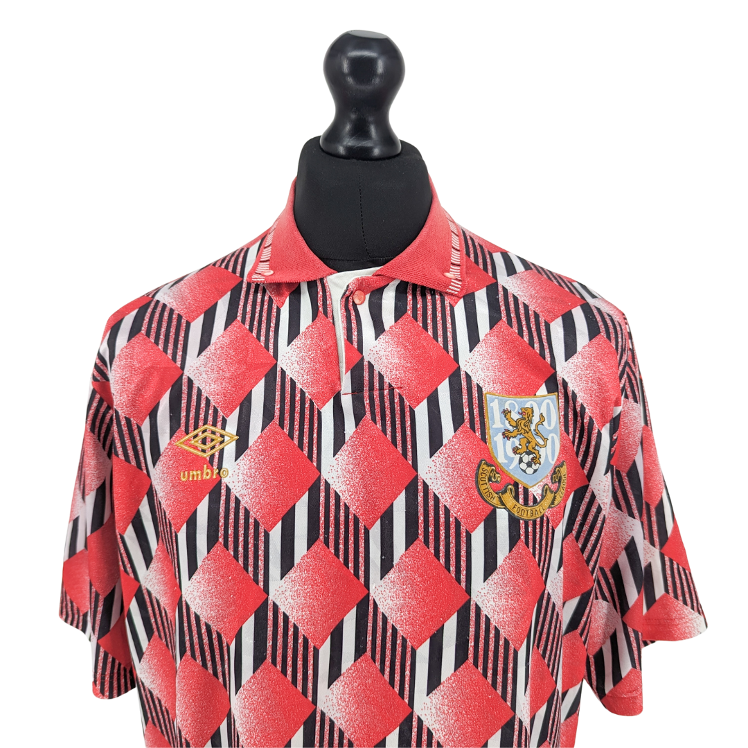 Scottish Football League centenary football shirt 1990