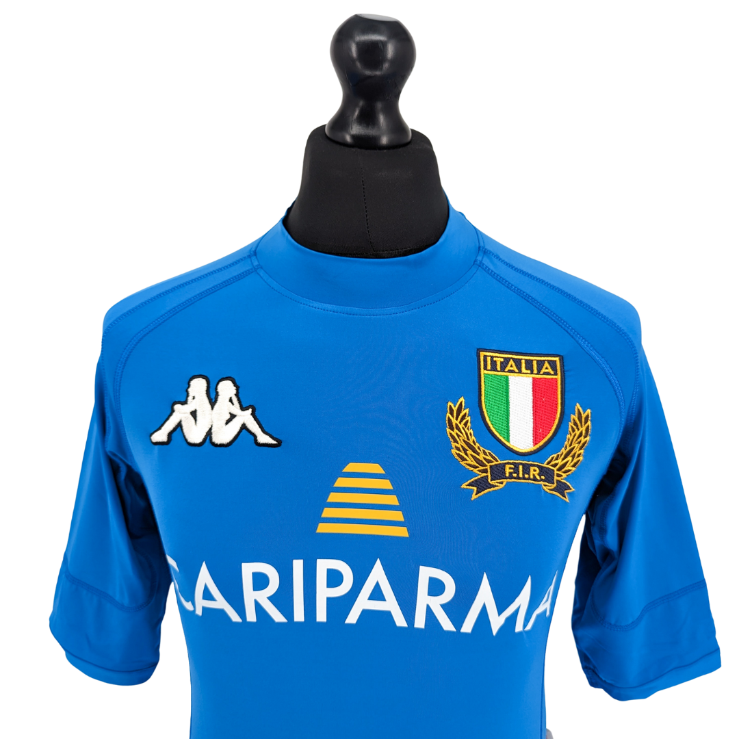 Italy home rugby shirt 2009/10 - (S)