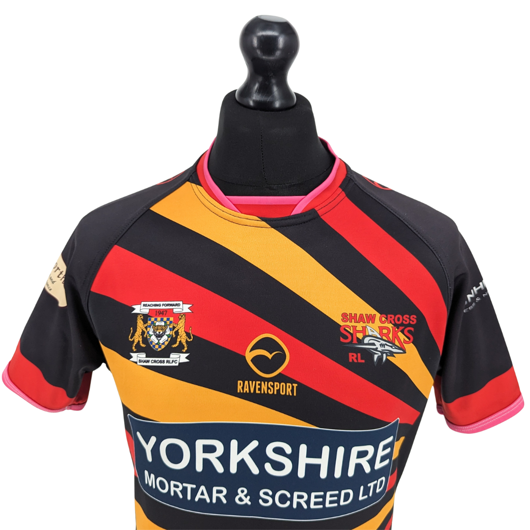 Shaw Cross Sharks home rugby shirt 2017 - (S)
