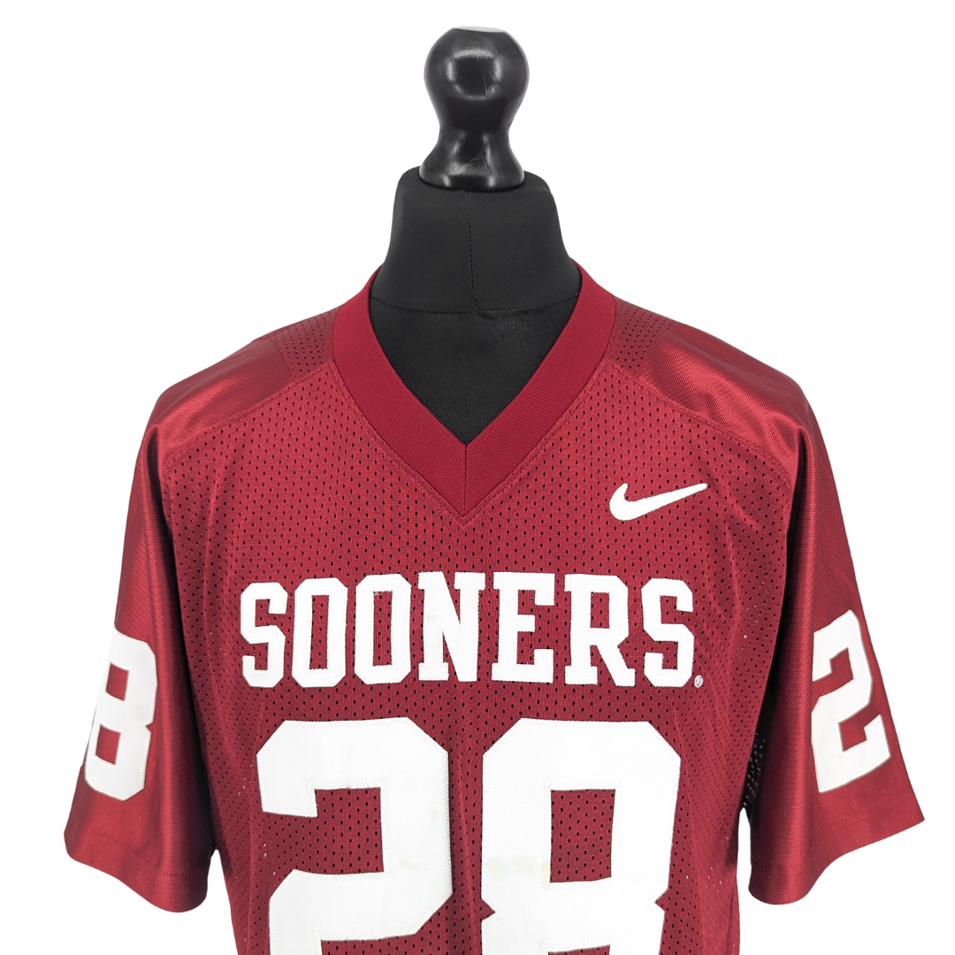Oklahoma Sooners home jersey