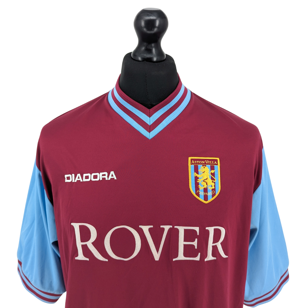 Aston Villa home football shirt 2002/03 - (L)