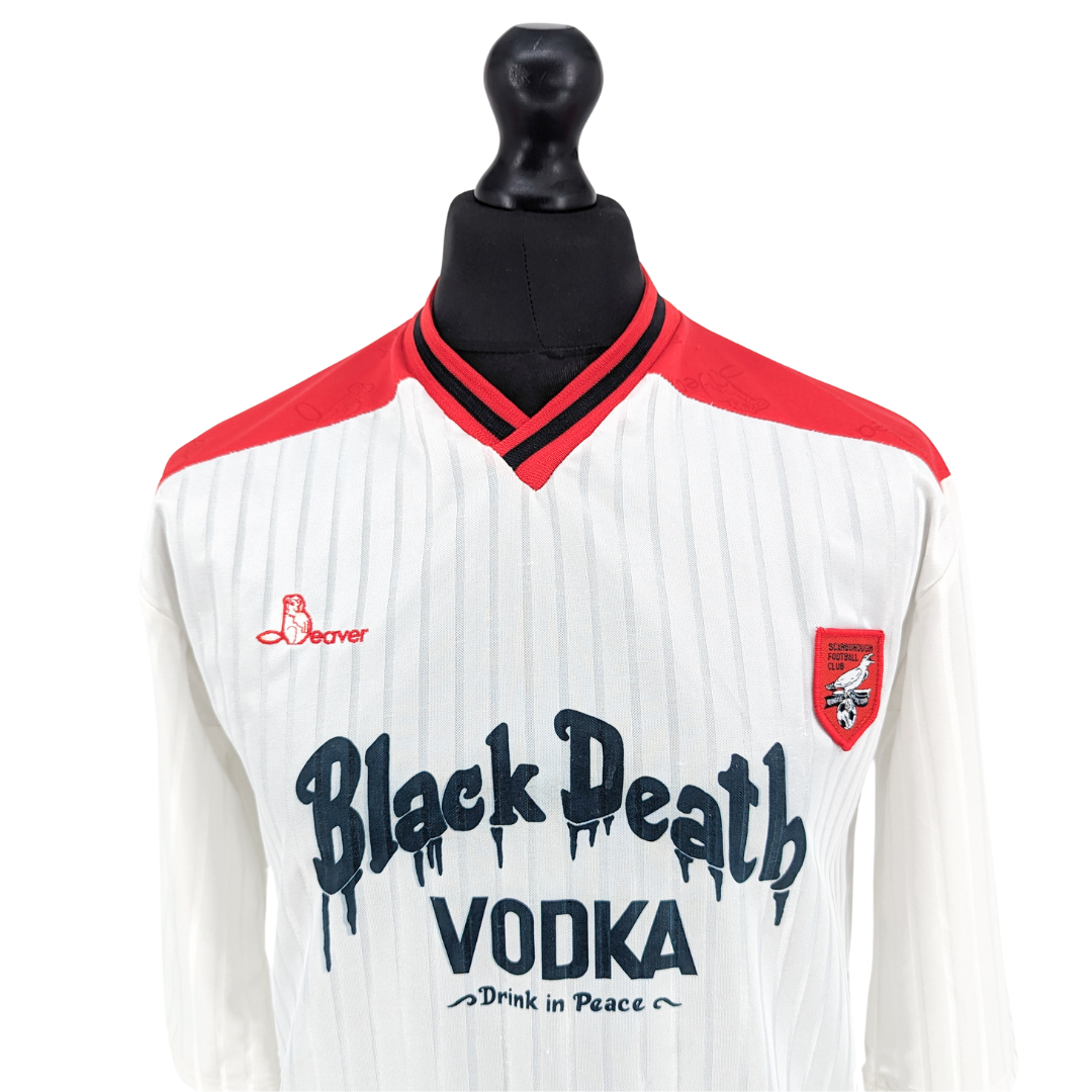 Scarborough FC home football shirt 1990/91 - (M)